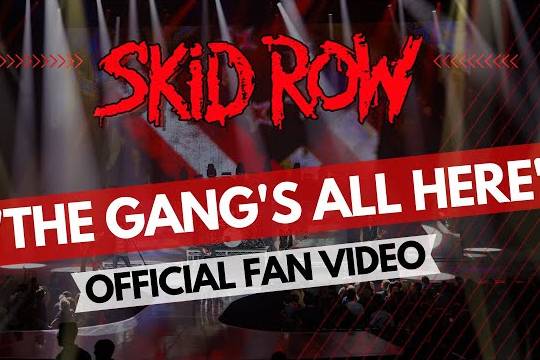 SKID ROWが10月リリースのニュー・アルバム「THE GANG'S ALL HERE」からタイトル・トラックのMVを公開！