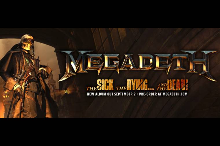 MEGADETHが新作「THE SICK, THE DYING...AND THE DEAD!」からの先行シングル ”We'll Be Back” のMVを公開！ アルバムは9月2日発売！