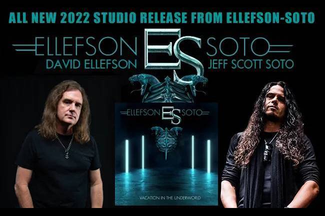 デイヴィッド・エレフソンとジェフ・スコット・ソートによるELLEFSON-SOTOが10月発売のデビュー・アルバムから先行シングルをリリース！