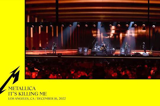 METALLICAがチャリティ・コンサートでUFO ”It's Killing Me” をカヴァーした時のオフィシャル・ライヴ映像が公開！