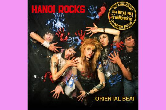 HANOI ROCKSの2nd「ORIENTAL BEAT」が40周年を迎え、”本来のサウンド”にリミックスされて3月に再発！