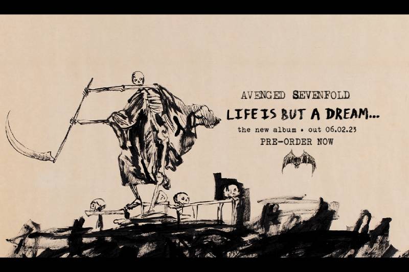 AVENGED SEVENFOLDが6月にニュー・アルバム「LIFE IS BUT A DREAM...」を発表！ 先行シングル ”Nobody” のMVが公開中！
