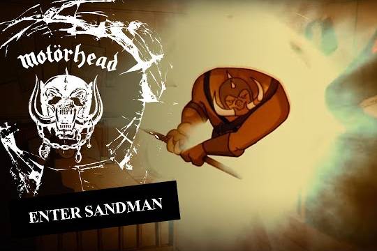 MOTÖRHEADがカヴァーしたMETALLICA ”Enter Sandman” の新しいアニメMVが公開！