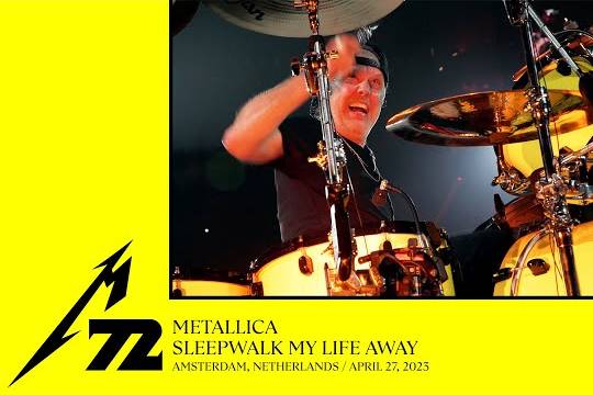 METALLICAが『M72』ツアーの初日オランダ公演から ”Sleepwalk My Life Away” のプロショット映像をアップ！