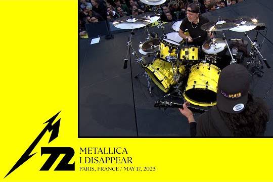 METALLICAが5月17日のフランス公演から ”I Disappear” のプロショット