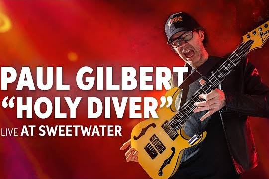 ポール・ギルバートによるDIO ”Holy Diver” のスタジオ・ライヴ映像が公開！