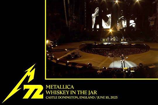 METALLICAが6月10日の『DOWNLOAD FESTIVAL』でのステージから ”Whiskey In The Jar” のプロショット映像を公開！