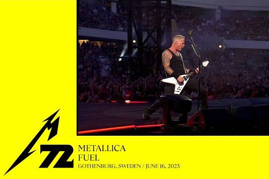 METALLICAが6月16日のイエテボリ公演から ”Fuel” のプロショット映像をアップ！