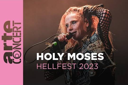 サビーナ・クラッセン擁するHOLY MOSESの『HELLFEST 2023』でのパフォーマンスを捉えたプロショット映像がアップ！