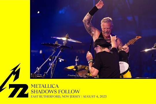 METALLICAが8月4日のニュージャージー公演から ”Shadows Follow” と ”Seek & Destroy” のプロショット映像をアップ！