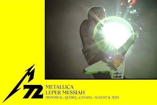 METALLICAが8月11日のモントリオール公演からさらに ”Leper Messiah” のプロショット映像をアップ！