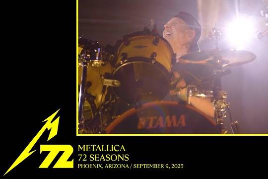 METALLICAが9月9日のアリゾナ公演2日目から ”72 Seasons” のプロショット映像をアップ！