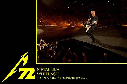 METALLICAが9月9日のアリゾナ公演2日目からさらに ”Whiplash” のプロショット映像を公開！
