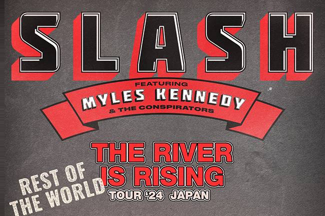 SLASH feat. MYLES KENNEDY AND THE CONSPIRATORSが3月に来日決定！