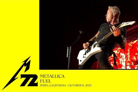METALLICAが10月8日の『POWER TRIP』でのパフォーマンスから ”Fuel” のプロショット映像をアップ！