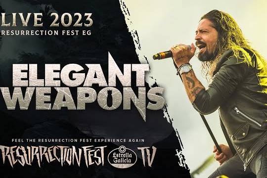 リッチー・フォークナー率いるELEGANT WEAPONSの『RESURRECTION FEST 2023』のプロショット映像7曲が公開！