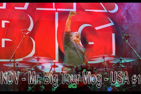 ニック・ディヴァージリオがMR.BIGのアメリカ・ツアーの舞台裏映像をアップ！