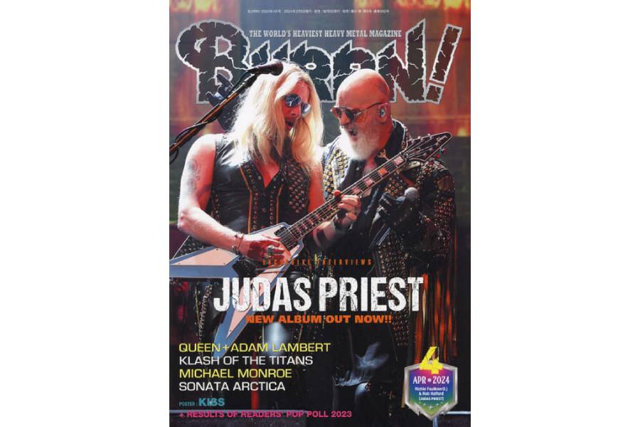 JUDAS PRIESTが表紙＆巻頭大特集！ QUEEN+ADAM LAMBERT、EUROPE、Y&T 