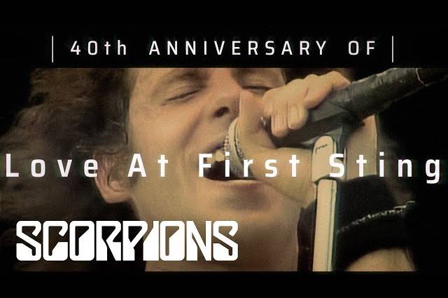 SCORPIONSが「LOVE AT FIRST STING」の40周年を記念してライヴやドキュメンタリーの動画をアップ！