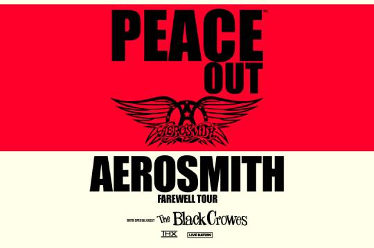 AEROSMITHが延期となっていたフェアウェル・ツアーの新日程を発表！ BLACK CROWESがスペシャル・ゲストとして再登板！