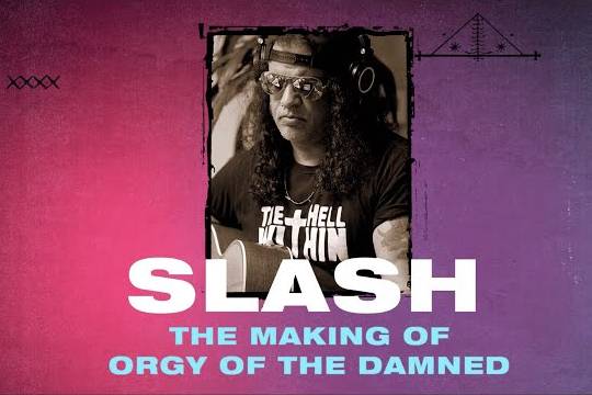 スラッシュが最新アルバム「ORGY OF THE DAMNED」のメイキング動画をアップ！