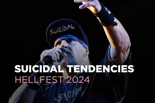 SUICIDAL TENDENCIESの『HELLFEST 2024』でのライヴをフル収録したプロショット映像が公開！
