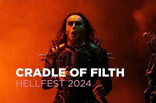 CRADLE OF FILTHの『HELLFEST 2024』でのパフォーマンスをフル収録したプロショット映像が公開！