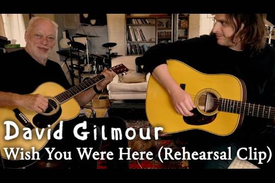 デイヴィッド・ギルモアが ”Wish You Were Here” のリハーサル映像を公開！ 新作で使用したギターの紹介動画も続々とアップ！