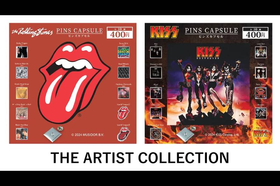 KISSとROLLING STONESのガチャガチャ・カプセルトイが登場！