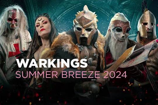 覆面パワー・メタル・バンドWARKINGSの『SUMMER BREEZE 2024』でのライヴをフル収録したプロショット映像が公開！