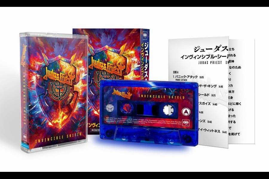 JUDAS PRIESTの最新アルバム「INVINCIBLE SHIELD」が12月4日にカセットテープで発売！