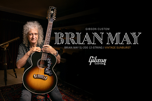 ギブソンからブライアン・メイのシグネチャー・モデル『Brian May SJ-200 12-String』リリース