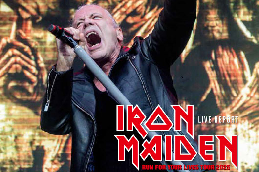 IRON MAIDEN：黄金期を祝う『RUN FOR YOUR LIVES』ツアーのフィンランド公演をレポート！