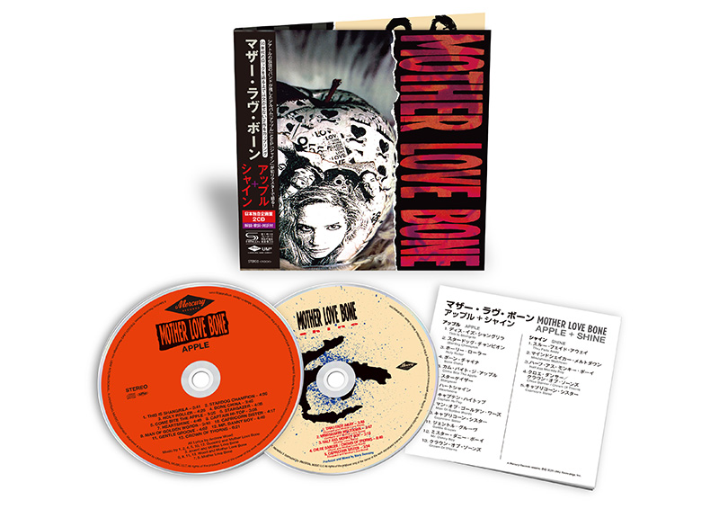 シアトルの伝説のバンド、MOTHER LOVE BONEが残したアルバムとEPが初リマスター再発。日本盤のみ2作カップリングでのミニLP仕様紙ジャケ2CDでリリース！