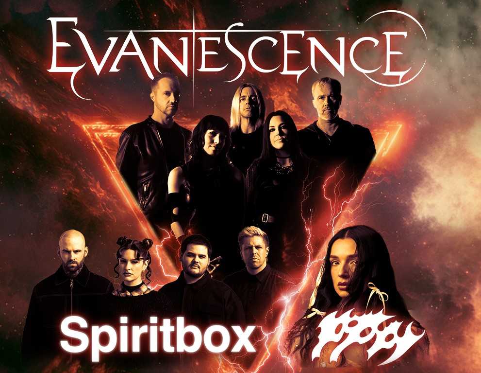 EVANESCENCEが2023年ワールド・ツアーでオープニング・アクトにSPIRITBOX、POPPY、ケイ・フレイ、NOVA TWINSを起用。モダン激烈女子力を世界に誇示するツアーが実現!?