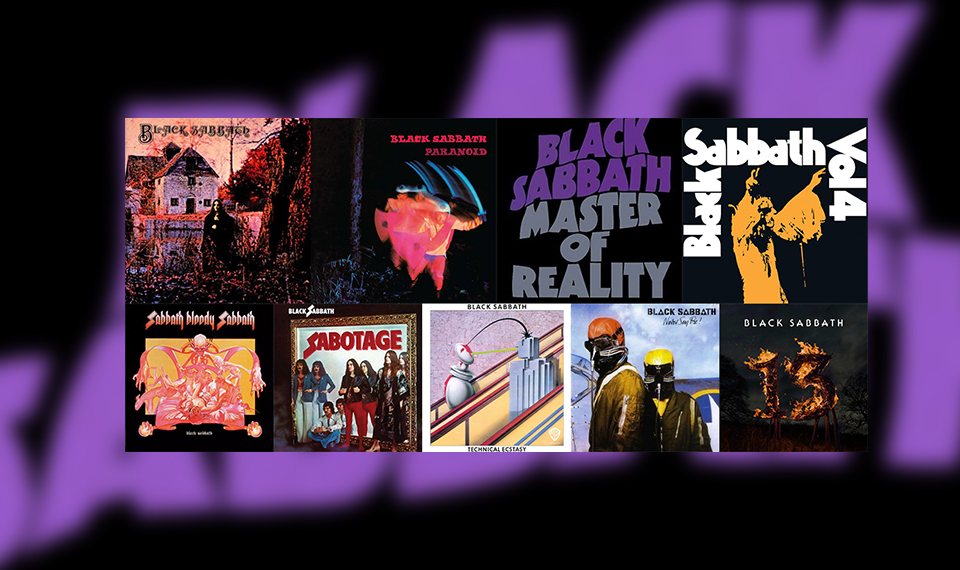 【突然アンケート】 2月13日の金曜日！　オジー時代BLACK SABBATHのジャケット・アートで一番好きなのはどれ？