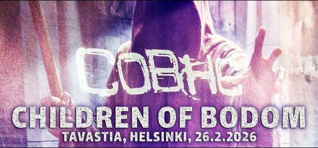 アレキシ・ライホ追悼のため臨時再結成を遂げたCHILDREN OF BODOMの地元フィンランド公演が当初予定の一夜限りから二回公演に拡大されて2月に実現! オーディエンス撮影のライヴ動画がYouTube再生10万回超えで注目度上昇中!!