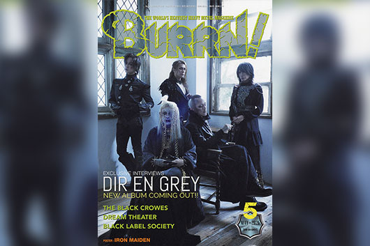 4/3発売『BURRN! 5月号』：巻頭大特集はDIR EN GREYの新作「MORTAL DOWNER」を28Pで大特集!!