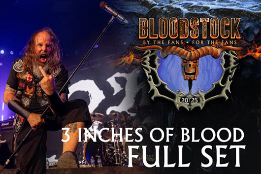 復活を果たしたカナダの真正メタル伝承者：3 INCHES OF BLOODの “Bloodstock 2025” ライヴの模様が全編公開中！　来年以降は新曲発表の可能性も