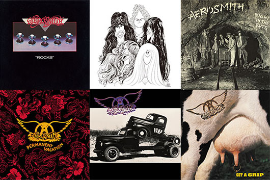 AEROSMITHの紙ジャケでリイシューされたオリジナル・アルバムがジュエルケース仕様の通常盤で再発決定！ 第1弾は10タイトルが5月20日（水）発売