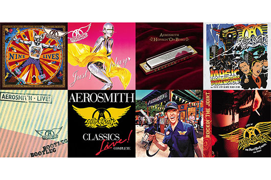 AEROSMITHのジュエルケース仕様カタログ再発シリーズ第2弾は6/17（水）発売決定。「CLASSICS LIVE COMPLETE」は日本盤初リリース！