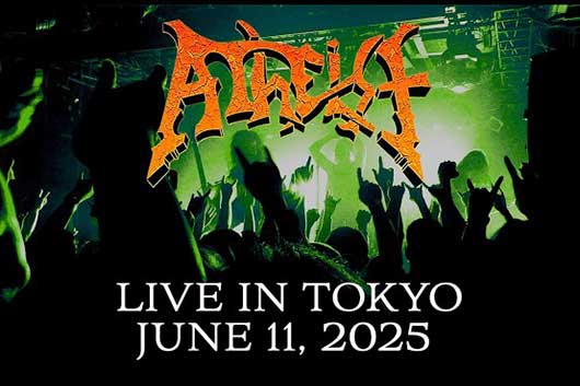 テクニカル・デス・メタル先駆者のATHEIST、1年前に実現した初来日公演の動画を次々に公開!