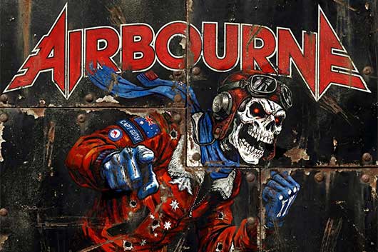 汗と炎のオージー・ロッカー：AIRBOURNEの最新アルバム国内盤は9/2リリース！　先行公開トラック “Kid In A Candy Store” で説明不要の野人R&Rが今回も炸裂！