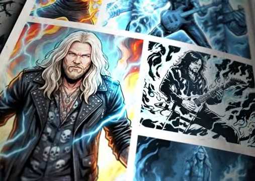 “Frontiers Music製”メロディック・スーパー・グループの貴公子枠ICONICがセカンド・アルバムより“Heart Of Stone”のMV公開！ 百戦錬磨の強者たちの勇姿をコミカライズした一風変わったプロモーション・クリップ
