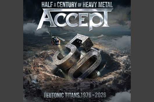 隠れた名曲もダイナミックに再生! ACCEPTの50周年記念アルバム「TEUTONIC TITANS 1976-2026」よりGHOSTのトビアス・フォージ他が参加した “Save Us” を公開