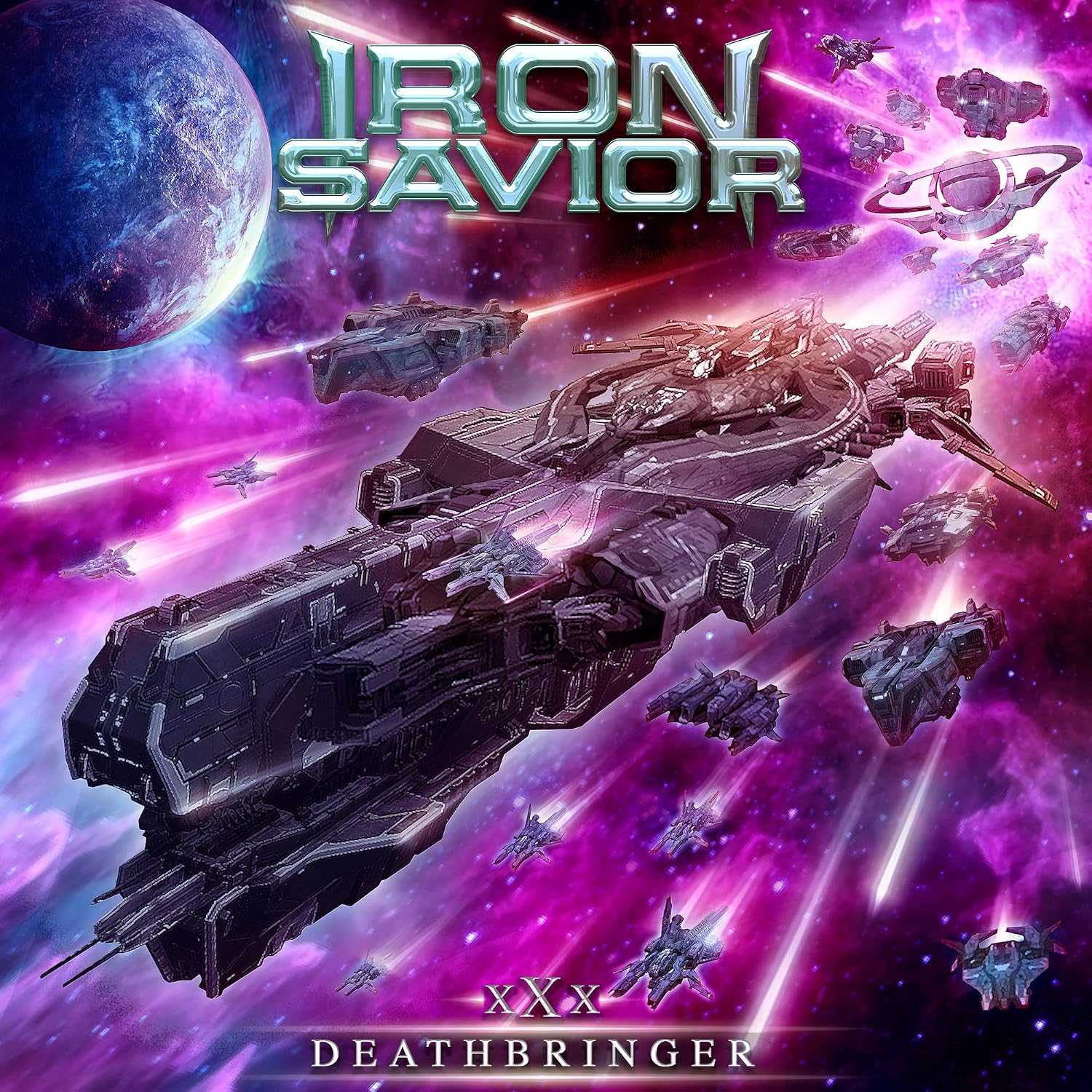 IRON SAVIORが結成30周年記念の年に放つ新作「DEATHBRINGER」は新天地“Frontiers Music”より11月の登場（海外）。永久不変の豪快パワー・メタルで攻め立てる先行シングル“The Creature's Tale”のMV公開！