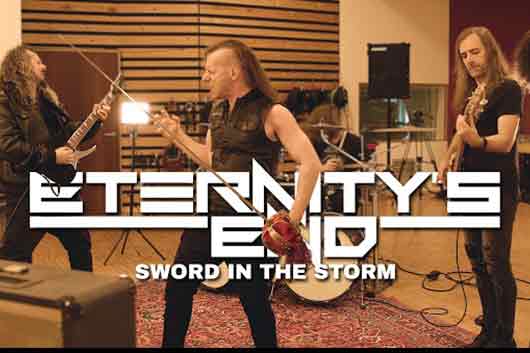 クリスティアン・ミュンツナー無双！　究極技巧派パワー・メタル・バンドETERNITY’S ENDの新作「TITANBLOOD」より “Sword In The Storm” のMVを公開