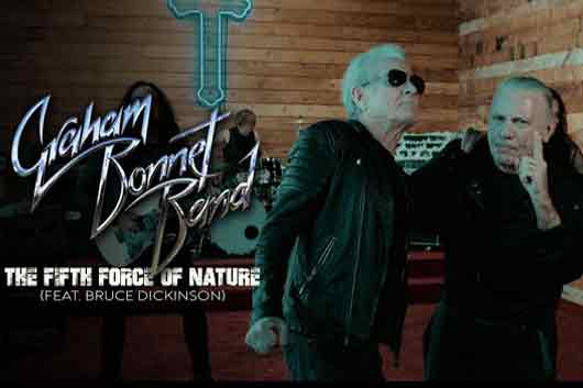 2027年3月に発売決定したGRAHAM BONNET BANDの最新作「CIRCUIT BREAKER」より、グラハム・ボネット＆ブルース・ディッキンソンの強力タッグ曲 “The Fifth Force Of Nature” が先行公開！