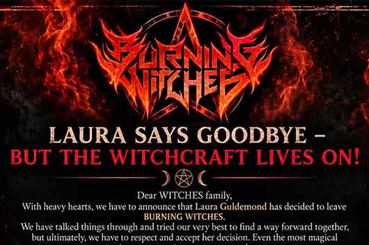 BURNING WITCHESからシンガーのラウラ・フルデモンドが脱退!