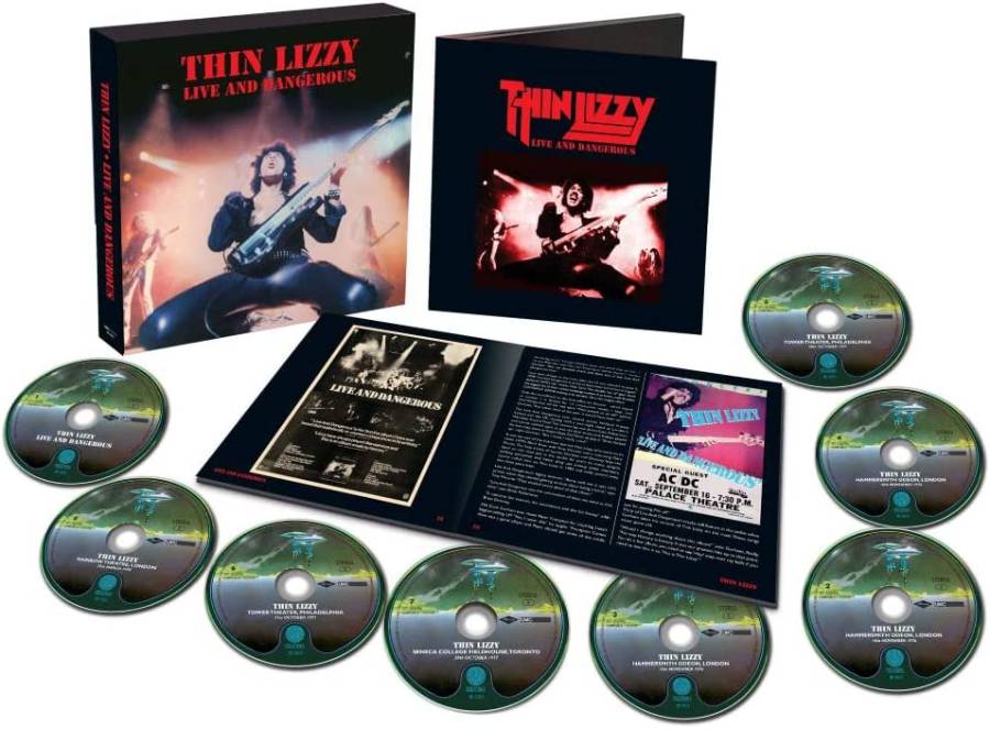 THIN LIZZYの名盤ライヴ「LIVE AND DANGEROUS」の8CDボックスセットが1 THIN LIZZYの名盤ライヴ「LIVE AND DANGEROUS」の8CDボックスセットが1